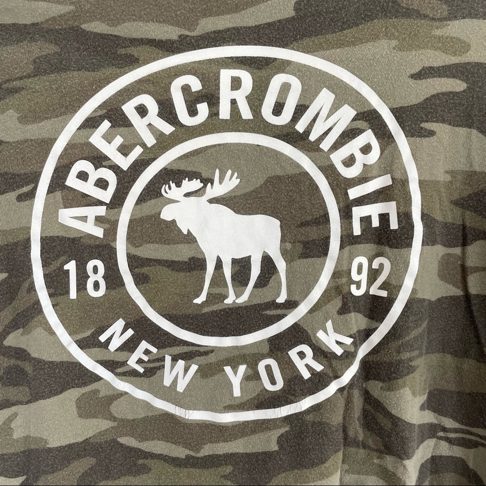 Abercrombie kids camo long sleeve shirt 15-16